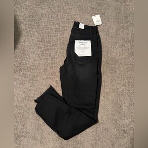 Good American Good Legs Crop High Rise Black Jeans